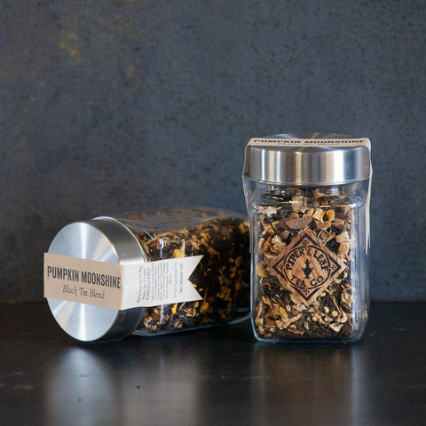 Pumpkin Moonshine Glass Jar of Loose Leaf Tea - 30 Servings