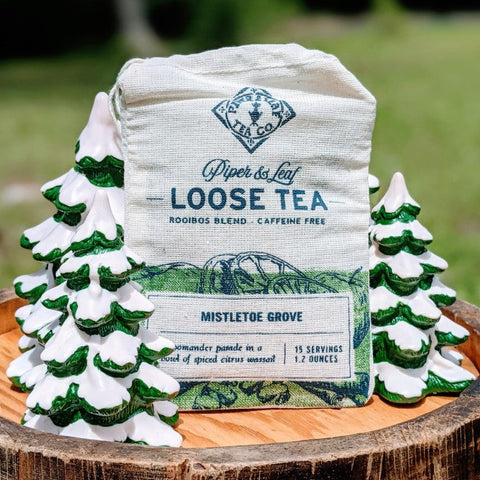 Mistletoe Grove Muslin Bag of Loose Leaf Tea - 15 Servings