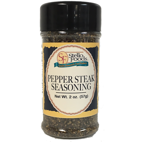 Stello Foods Spices - Pepper Steak Seasoning 2.0 oz