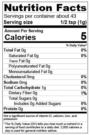 Stello Foods Spices - Pepper - Black - Fine 1.5 oz