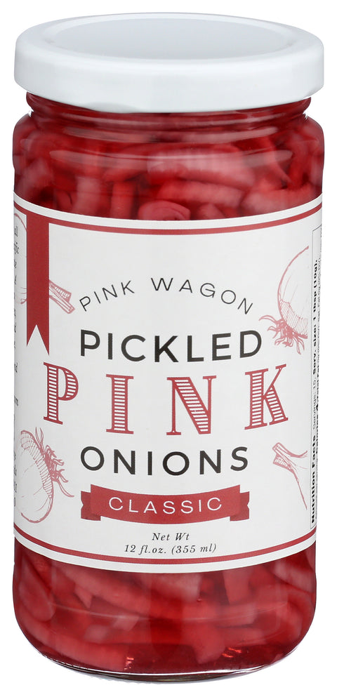 Pink Wagon Foods Pickled Pink Onions - 12 FL OZ 12 Pack