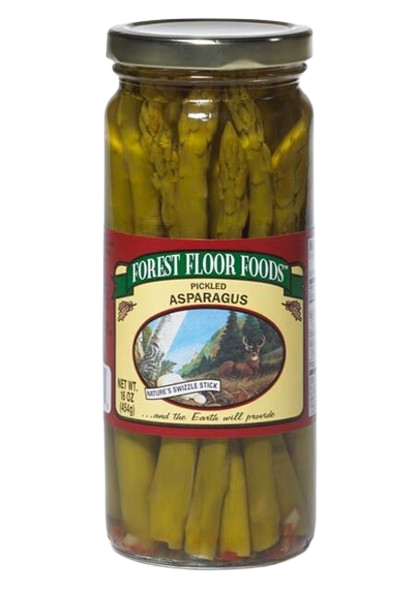 Forest Floor Foods Premium Pickled Asparagus - 16 OZ 12 Pack