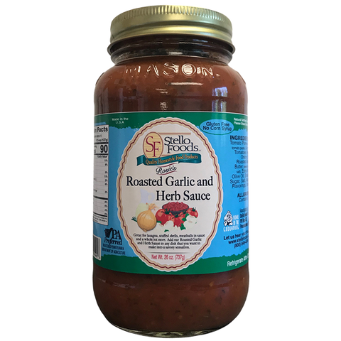 Stello Foods - Rosie's Roasted Garlic and Herb Sauce 26 oz