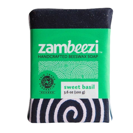 Zambeezi Sweet Basil Soap Bar - 3.6 OZ 6 Pack