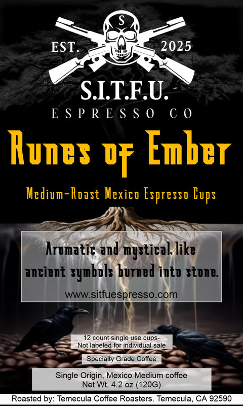 Runes of Ember Mexico Single Serve Cups
