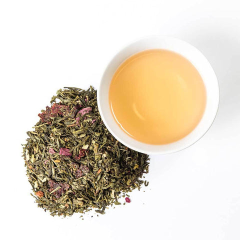 Sassyfras Strawberry Glass Jar of Loose Leaf Tea