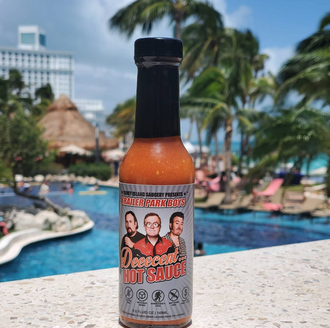 Trailer Park Boys Deeecent Hot Sauce â€“ Louisiana Garlic 5oz