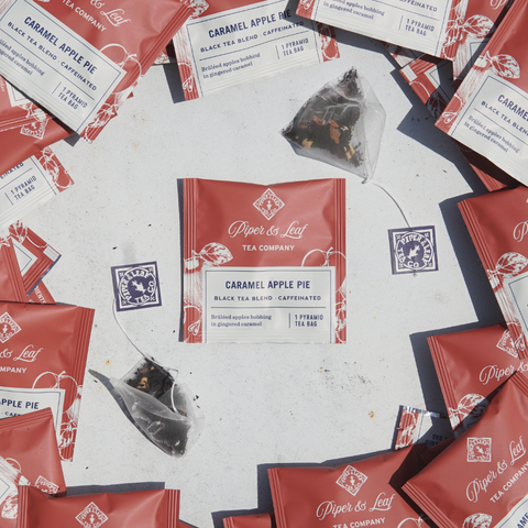 Caramel Apple Pie Case of Individually Wrapped Tea Bags- 50ct