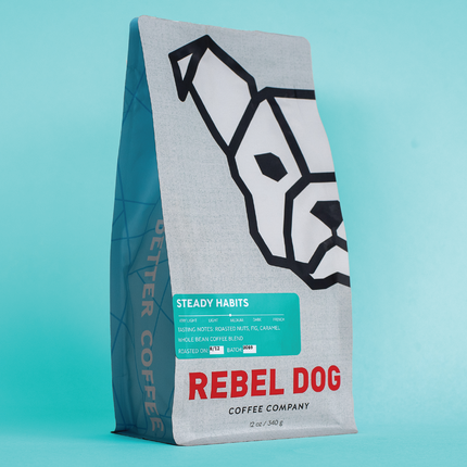Rebel Dog Coffee Co. - Steady Habits House Blend Whole Bean - 12 oz