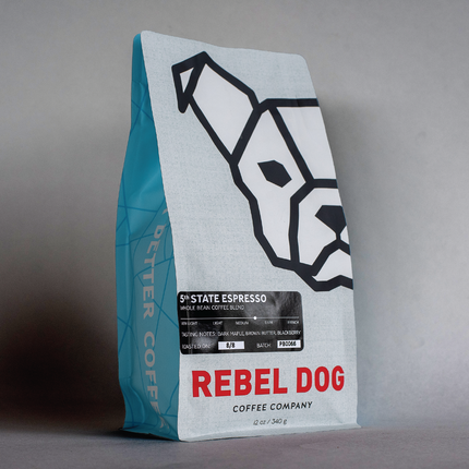 Rebel Dog Coffee Co. - 5th State Blend Whole Bean - 12 oz