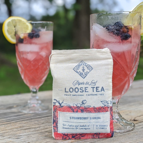 Strawberry Shindig Muslin Bag of Loose Leaf Tea - 15 Servings