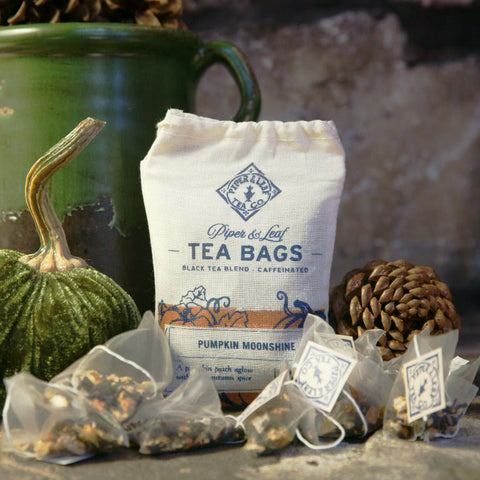 Pumpkin Moonshine 9ct Tea Bags in Muslin