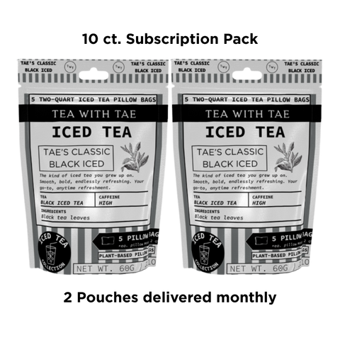 Tae's Classic Black Iced Tea Pouch