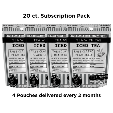 Tae's Classic Black Iced Tea Pouch