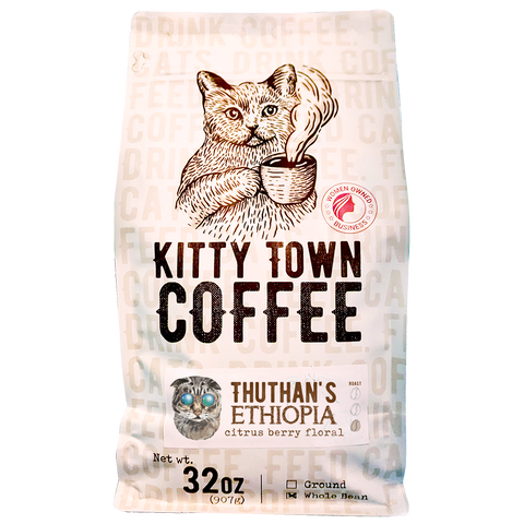 Thuthan's Ethiopia Sidamo: Light Roast Natural Process