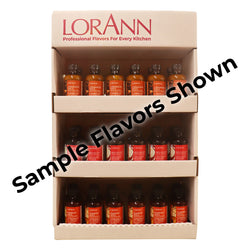 LorAnn Oils 36-unit Bakery Emulsion Display - 4 FL OZ 36 Pack