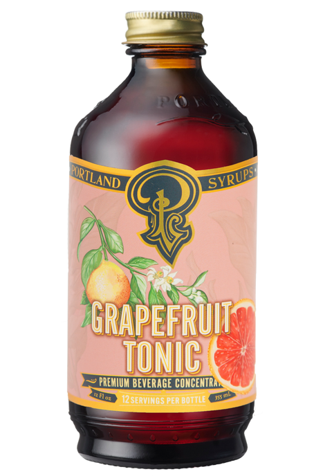 Portland Syrups Grapefruit Tonic Concentrate - 12 FL OZ 6 Pack