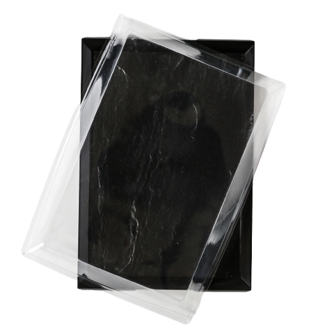 Formaticum Small Faux Slate Trays with Lids - 50 CT 1 Pack