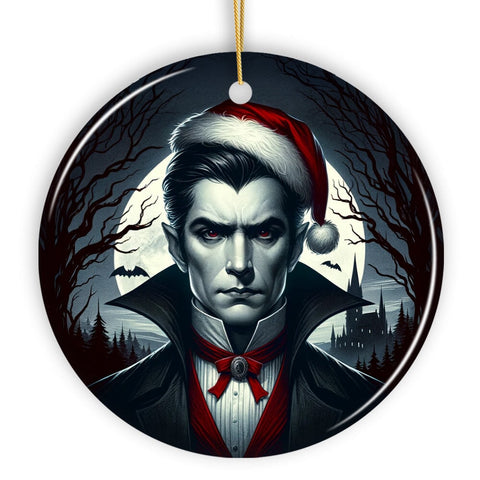 Midnight Terror Dracula Ornament, Sinister Holiday Keepsake and Halloween Tree Decor
