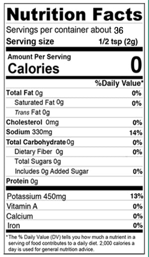 Stello Foods Spices - Wing & Fry Seasoning - Sea Salt and Vinegar 3.0 oz