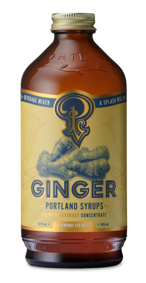 Portland Syrups Ginger Syrup - 12 FL OZ 6 Pack