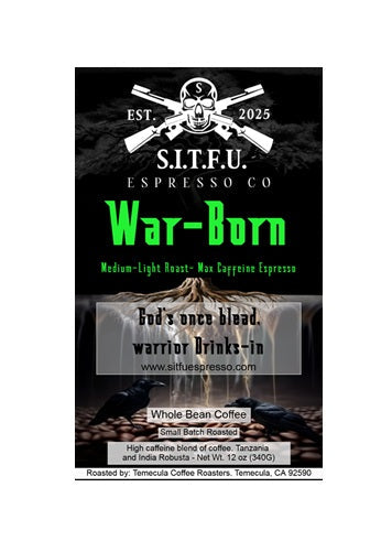 War - Born Max Caffeine Espresso