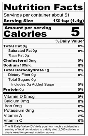 Stello Foods Spices - Wing & Fry Dust 2.5 oz