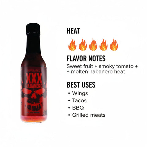 XXX Habanero Hot Sauce - 5 oz