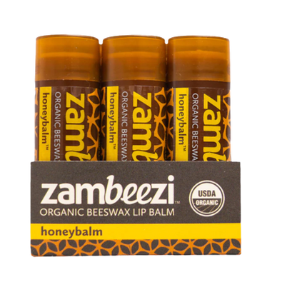 Zambeezi Honeybalm Lip Balm 3-Pack - 0.15 OZ 10 Pack