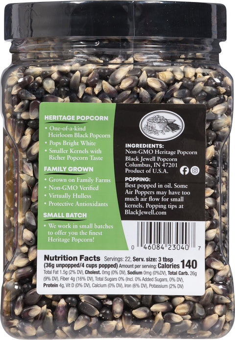 Black Jewell Black Popcorn Kernels 28.35 OZ