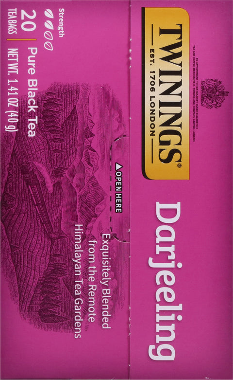 Twinings Pure Darjeeling Black Tea 20 CT