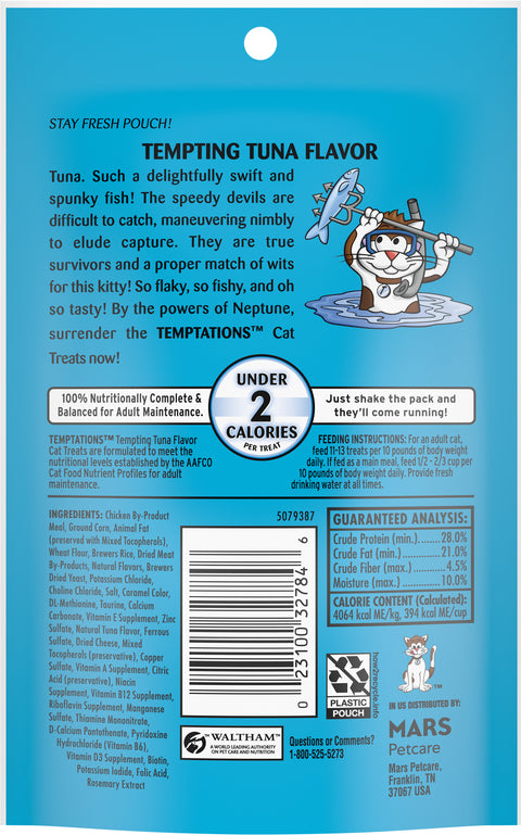 Whiskas Cat Treat Temptations Tempting Tuna Flavor 3 OZ