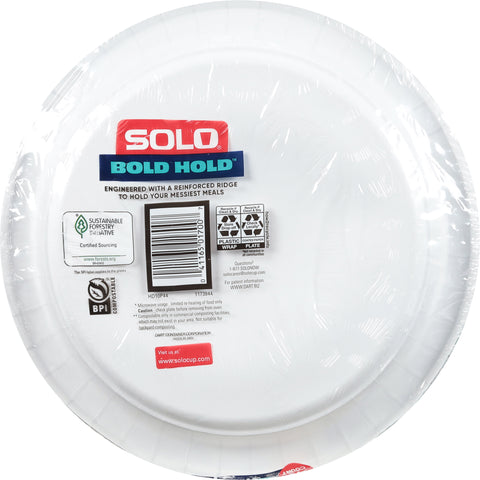 Solo Bold Hold Max Strength Paper Plates 10 Inch 44 ea