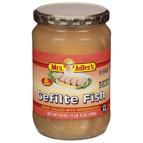 Mrs. Adler's Gefilte Fish With Horseradish 24 OZ