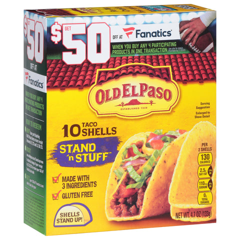 Old El Paso Shells Taco Stand & Stuff 4.7 OZ
