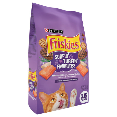 Purina Friskies Surf And Turf Cat Food 3.15 LB