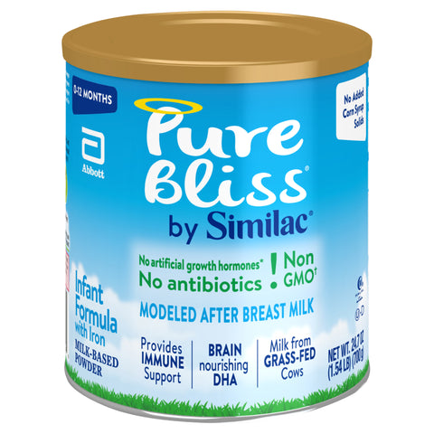 Pure Bliss 0-12 Months Milk-Based Powder Infant Formula with Iron 24.7 oz