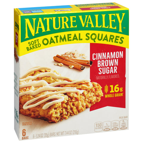 Nature Valley Soft Baked Cinnamon Brown Sugar Oatmeal Squares 7.44 OZ