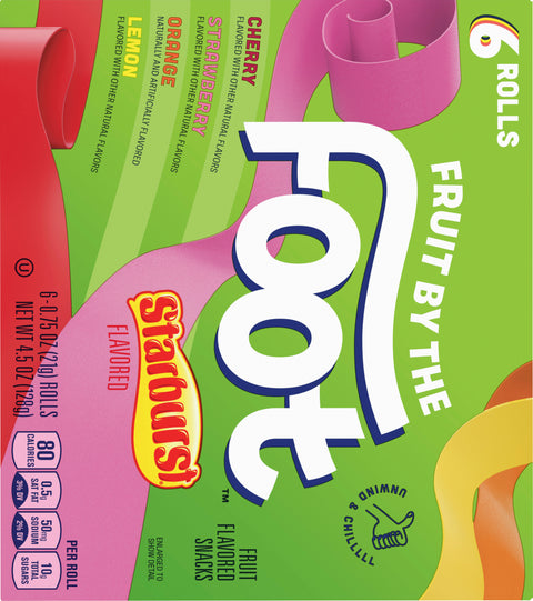 Fruit by the Foot, Starburst Fruit Flavored Snacks 4.5 OZ