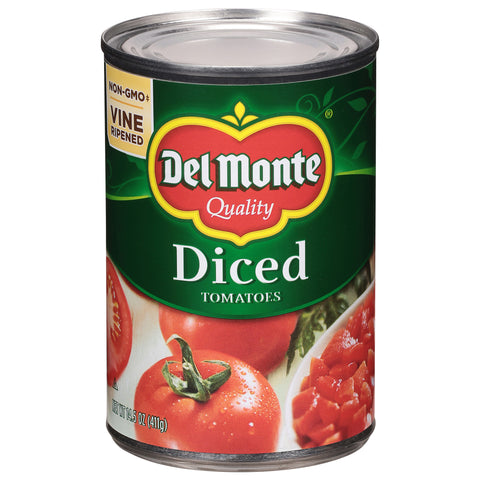 Del Monte Diced Tomatoes 14.5 oz - 12 Pack