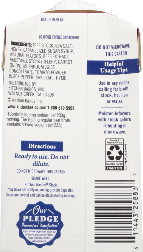 Kitchen Basics Original Beef Stock 8.25 oz