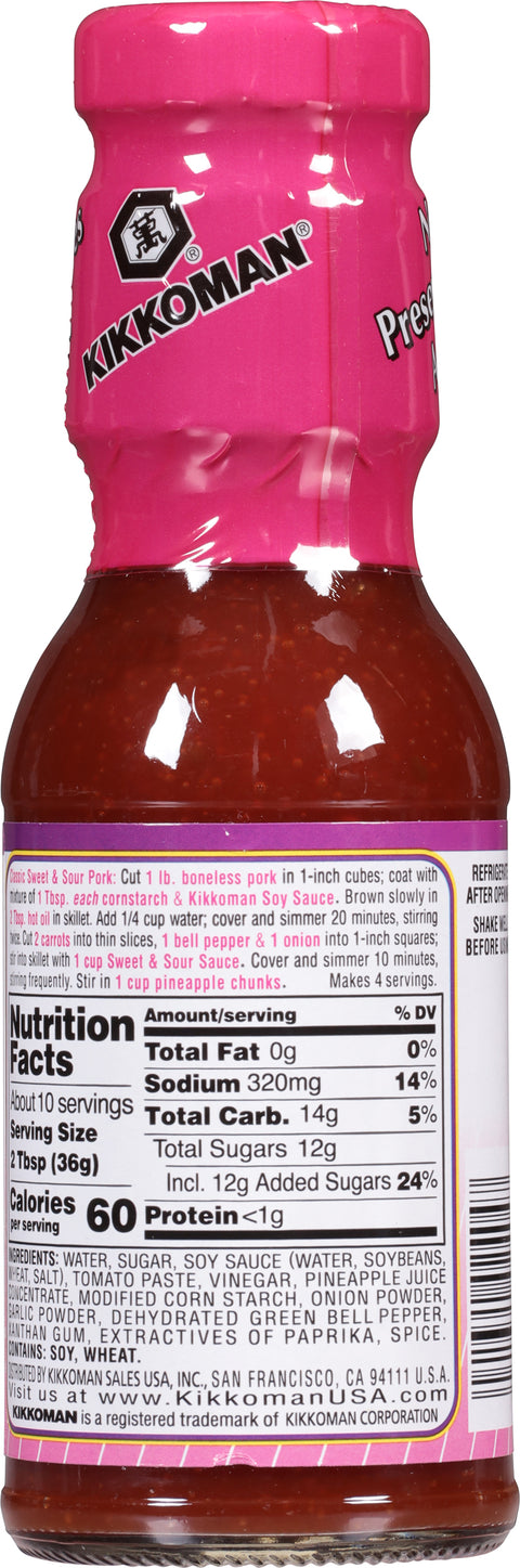Kikkoman Sweet & Sour Sauce 12.3 oz