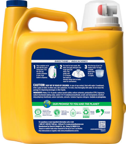 Arm & Hammer Clean Burst Liquid Detergent 140 FZ