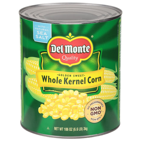Del Monte Whole Golden Sweet Kernel Corn 106 oz - 6 Pack