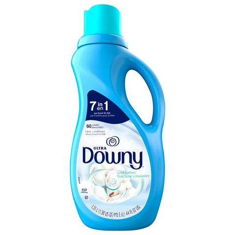 Downy Ultra Laundry Liquid Fabric Softener (Fabric Conditioner), Cool Cotton, 44 fl oz, 60 Loads