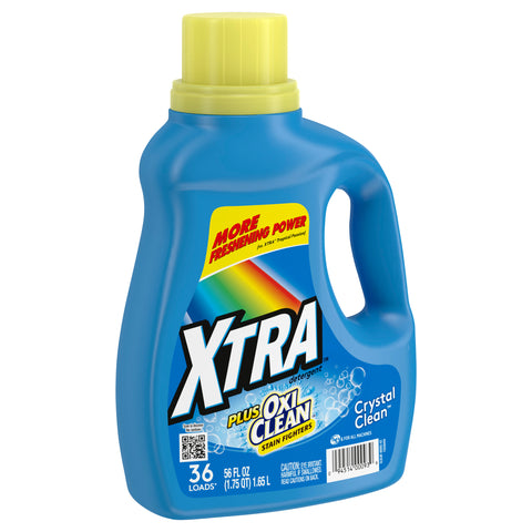 Xtra Liquid Detergent Plus Oxi Crystal Clean 56 FZ
