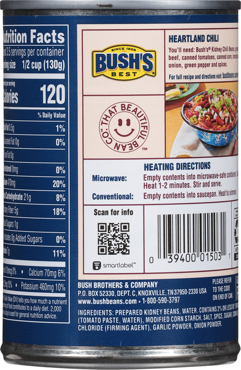 Bush's Mild Kidney Chili Bean 16 OZ