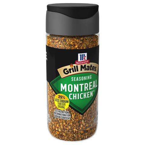 McCormick Grill Mates Seasoning Low Sodium Montreal Chicken 2.87 OZ