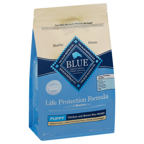 Blue Buffalo Life Protection Puppy Chicken & Brown Rice Dry Dog Food 5 LB