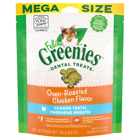 Greenies Feline Dental Chicken Treats 4.6 OZ